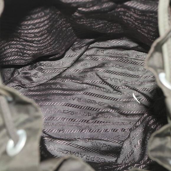 PRADA Backpack Nylon Khaki Auth 57050 - Picture 11 of 16